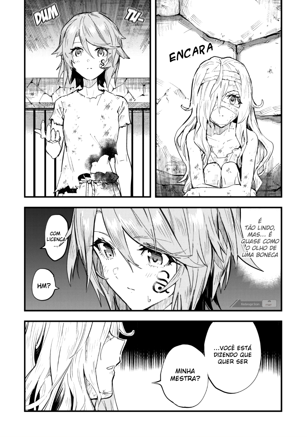 "Omae Gotoki ga Maou ni Kateru to Omouna" to Yuusha Party wo Tsuihou sareta node, Outo de Kimama ni Kurashitai the Comic A maldição abençoada 第44页