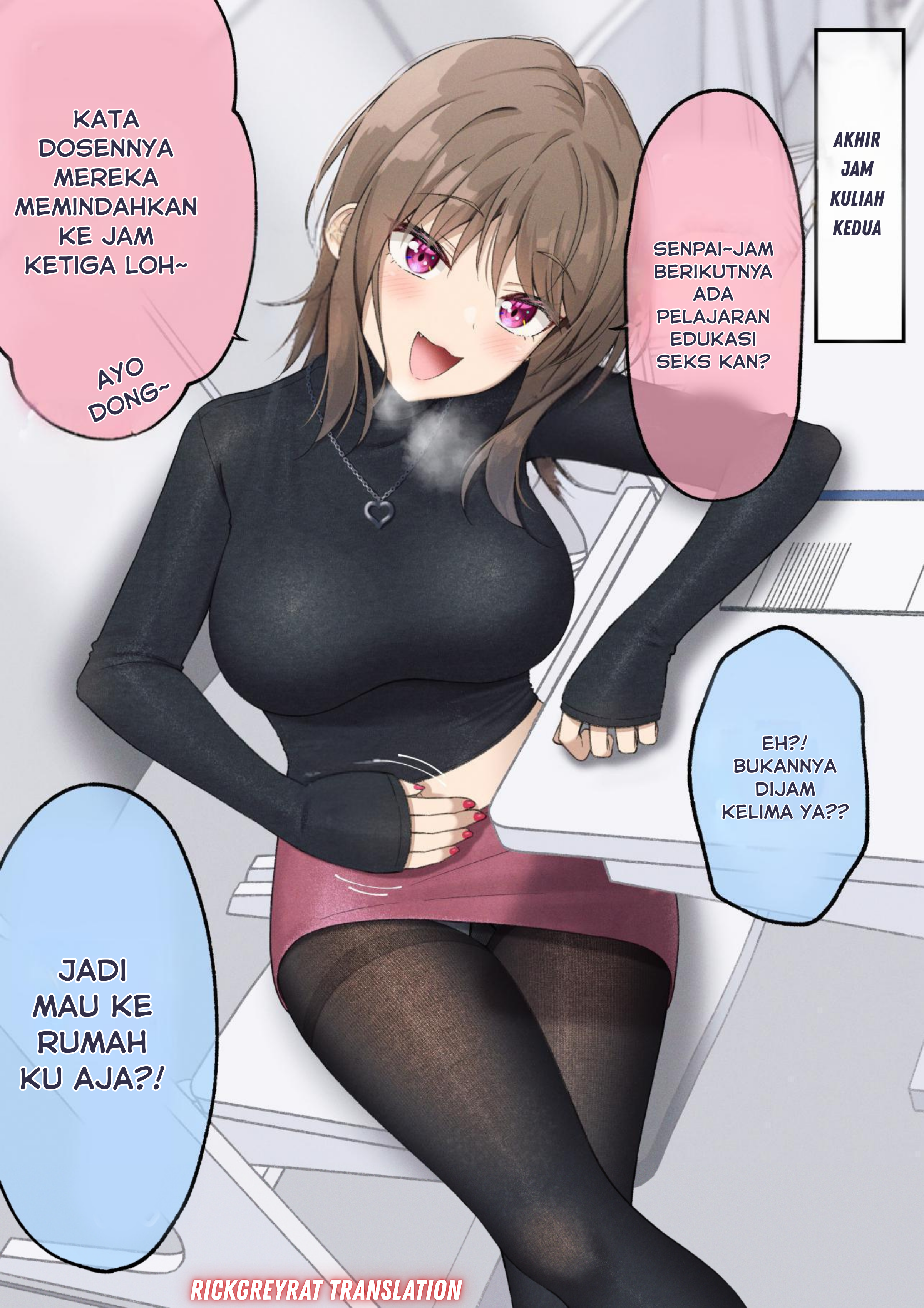 Kigahayai Daigaku no Kouhai Kanojo Kouhai ku tak sabar praktek biologi 第2页