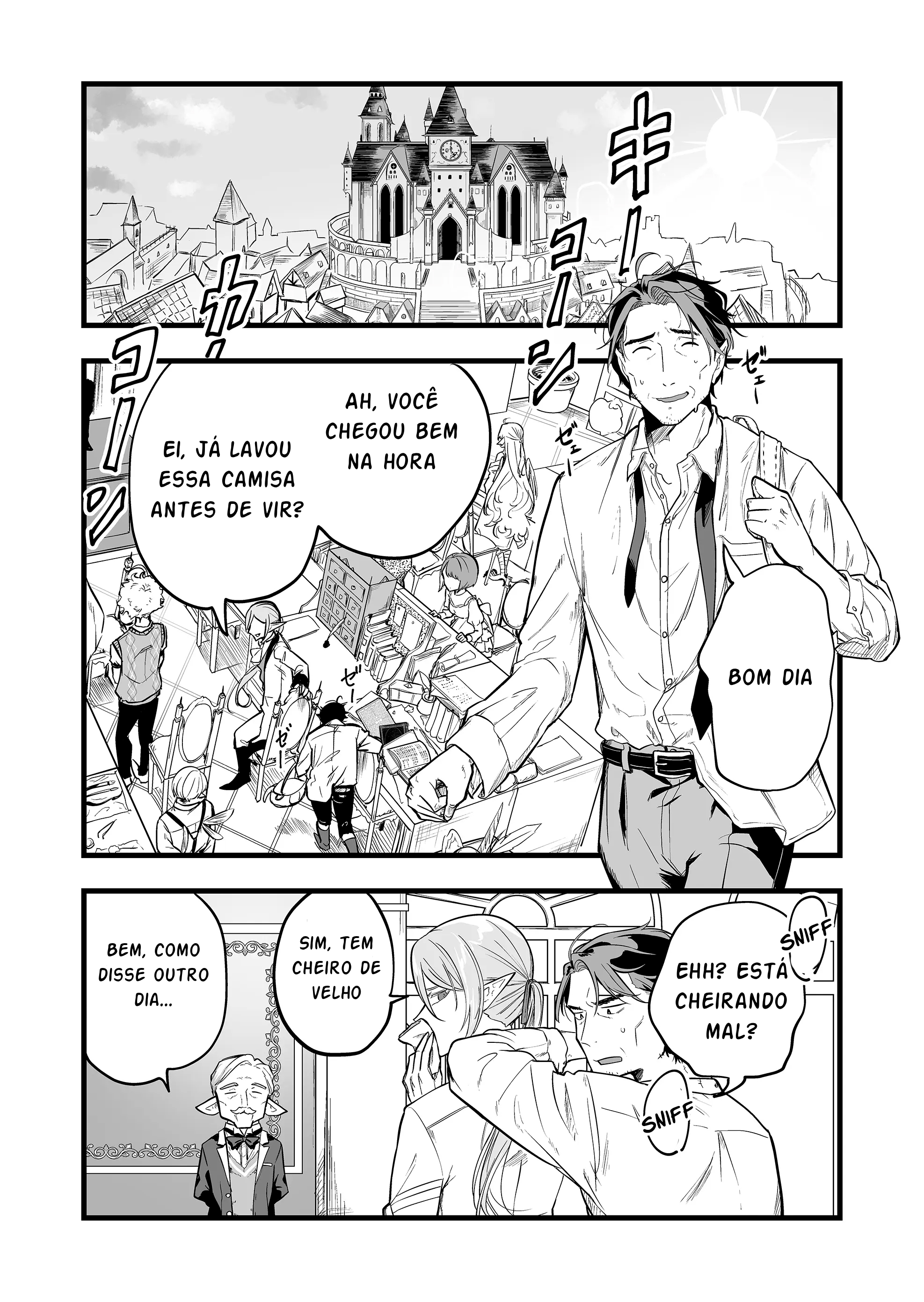 "Ano Toki Tasukete Itadaita Monster Musume desu." Isekai Ossan Kyoushi Totsuzen no Moteki ni Konwaku suru Vol. 1 Ch. 1 第34页