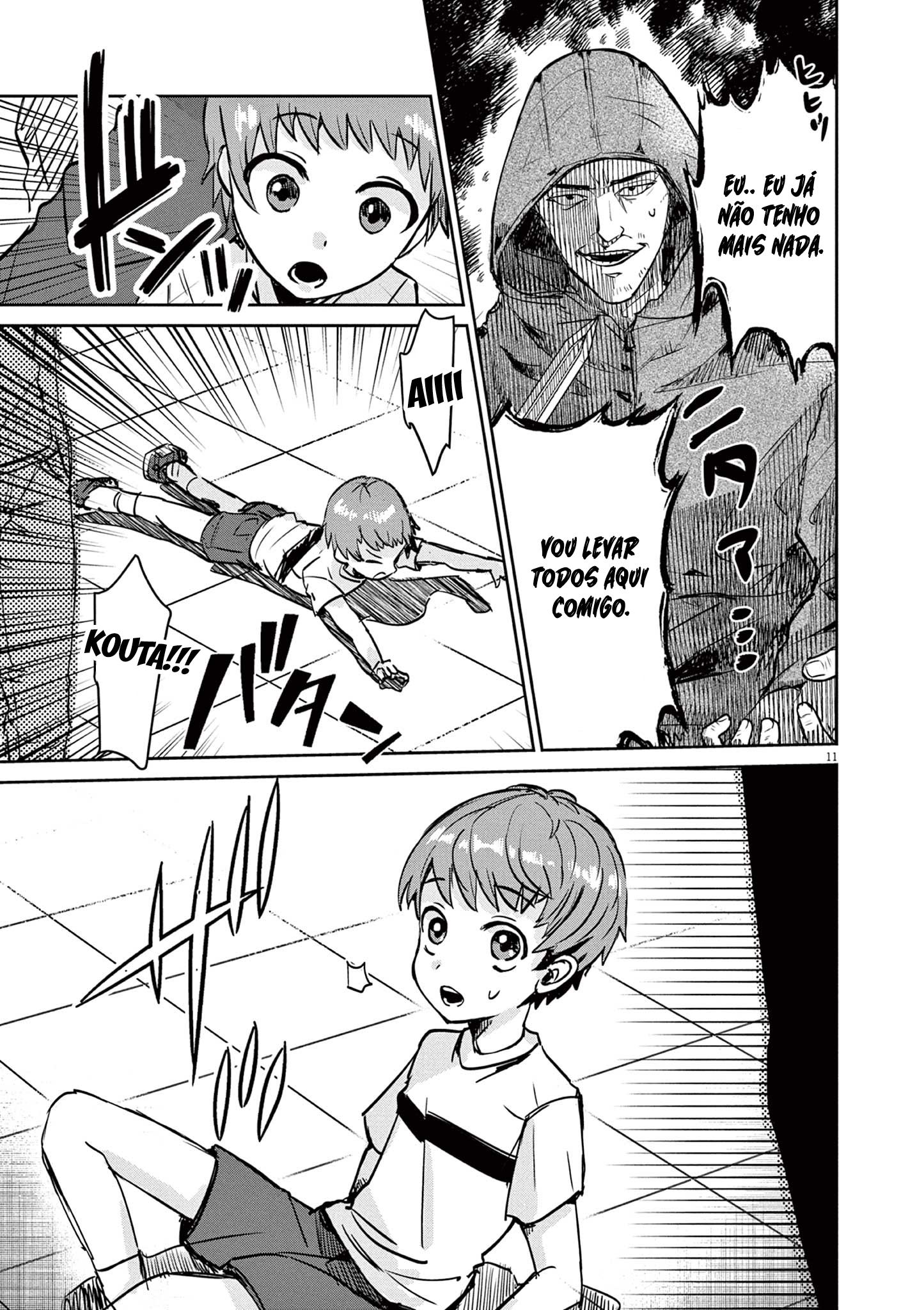 Nichiasa Suki no Otaku ga Akuyaku Seito ni Tenseishita Kekka, Hametsu Flag ga Houkaishiteiku Ken ni Tsuite Cruzando Mundos, Cheguei! 第11页
