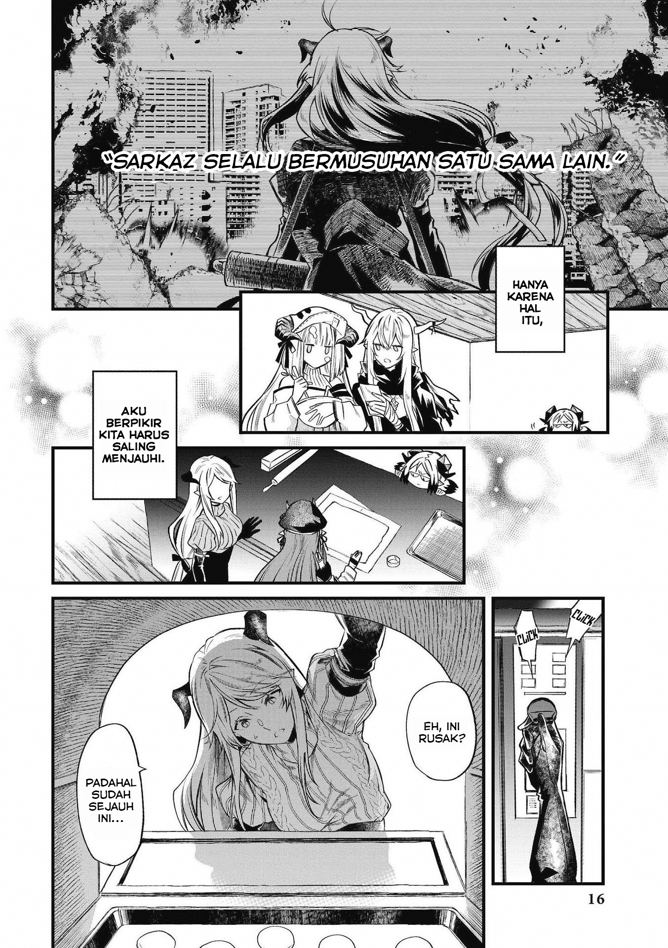 Arknights Comic Anthology Ketenangan Sejenak Para Sarkaz 第13页