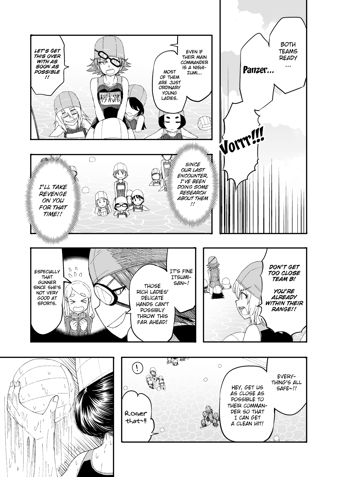 Girls und Panzer - Middleschool Miho and Erika (Doujinshi) Pool Senshadou Arc (Pixiv Release) 第9页