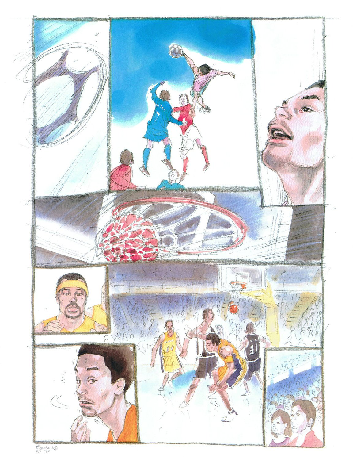 Adidas Manga Fever Иноуэ Такехико - I LOVE THIS GAME 第4页