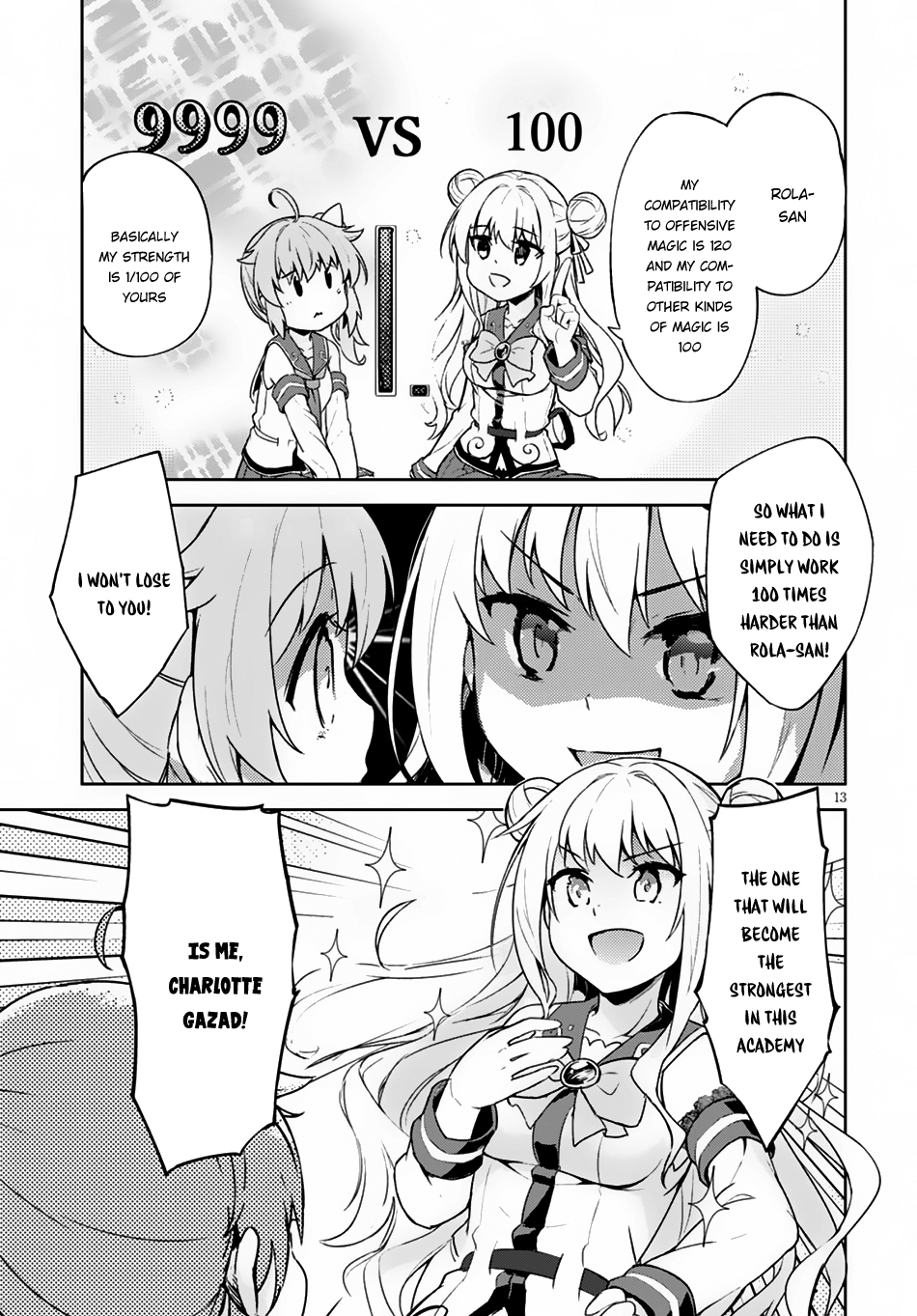 Kenshi wo Mezashite Nyuugaku shita no ni Mahou Tekisei 9999 nan desu kedo!? I Won't Lose to You!! 第14页
