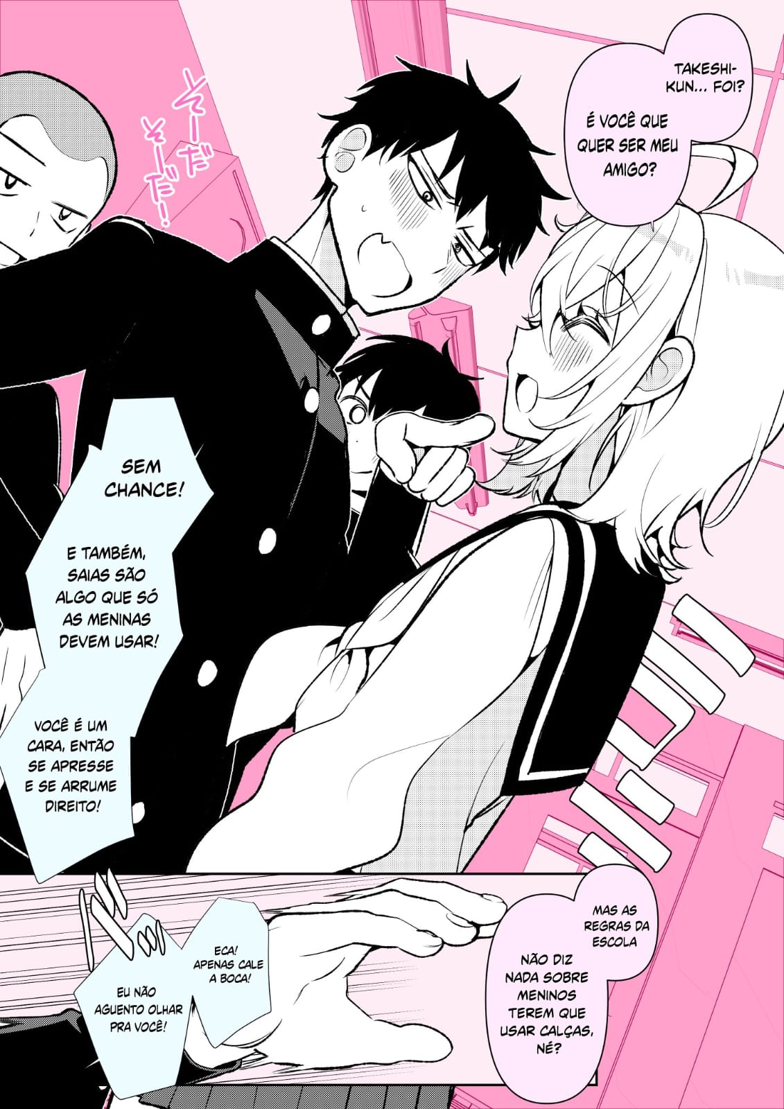 100-nichigo ni Classmate no Seiheki o Kuruwaseru, Otoko no Ko Tenkousei ♡ Ch. 2 第2页