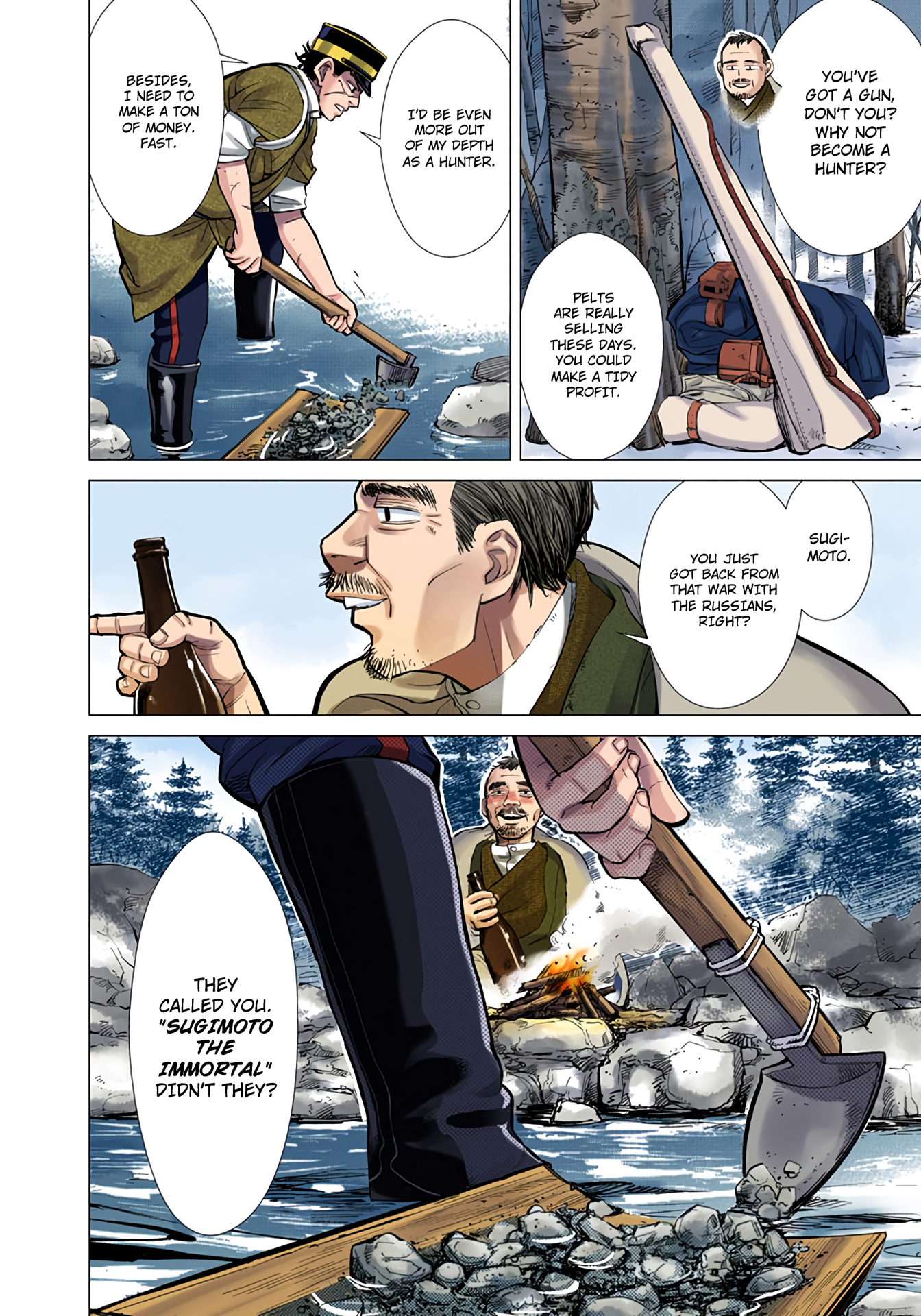 Golden Kamuy (Official Colored) Sugimoto the Immortal 第13页