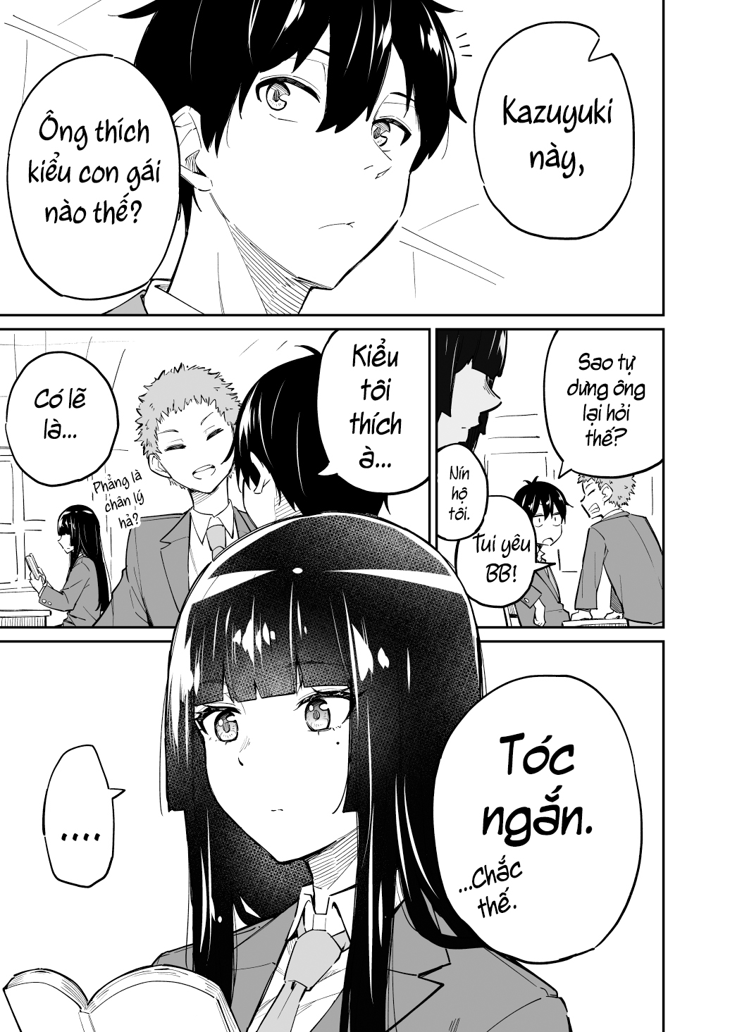 Cutting Her Hair After Finding out That the Person She Likes, Likes Short Cuts Cắt tóc sau khi biết gu cậu bạn mình thầm thích là tóc ngắn 第1页