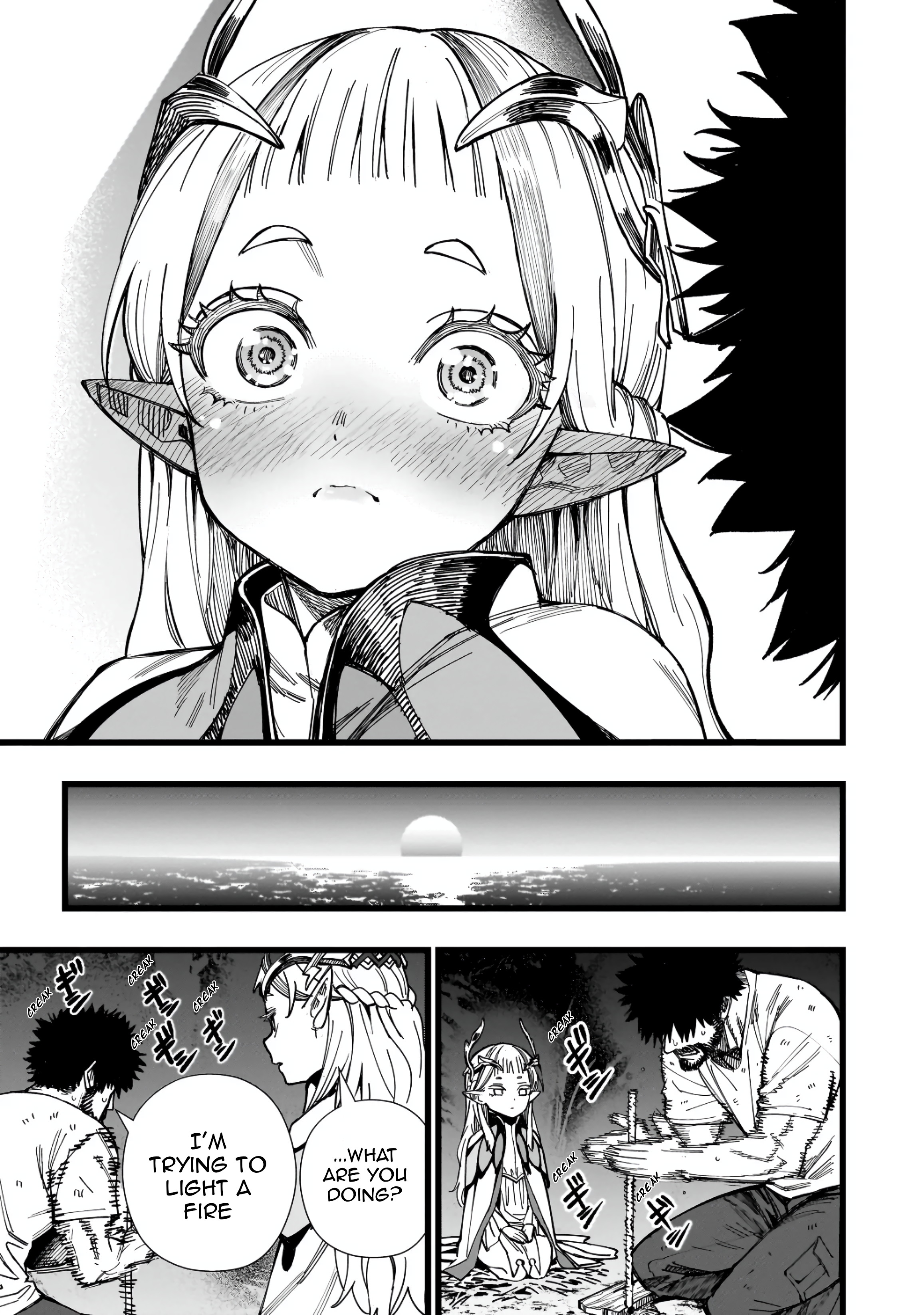 Senki Survival Saga: Isekai no Unmei o Kaketa Mujintou Fujun Iseikouyuu Man meets Elf 第35页