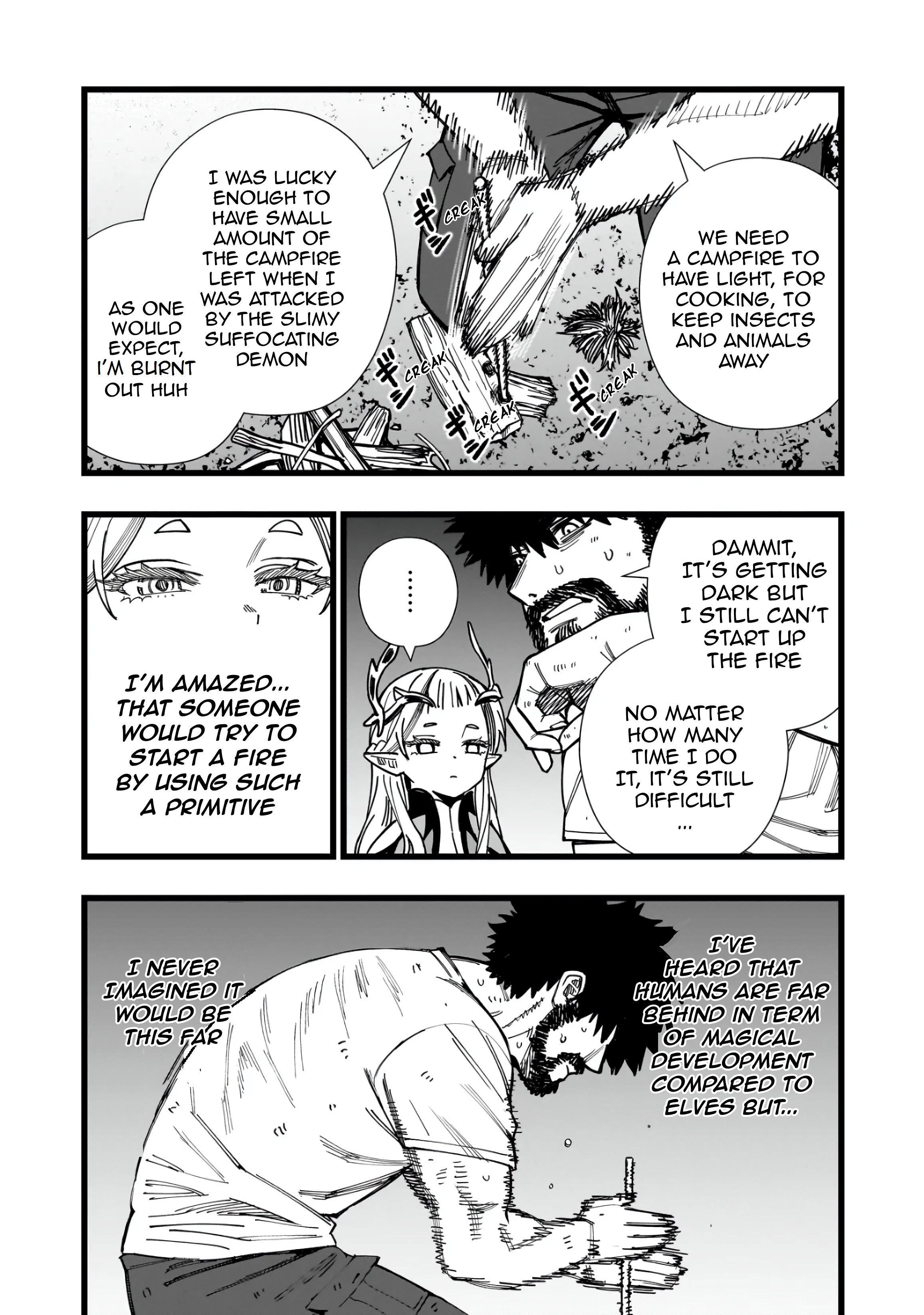 Senki Survival Saga: Isekai no Unmei o Kaketa Mujintou Fujun Iseikouyuu Man meets Elf 第36页