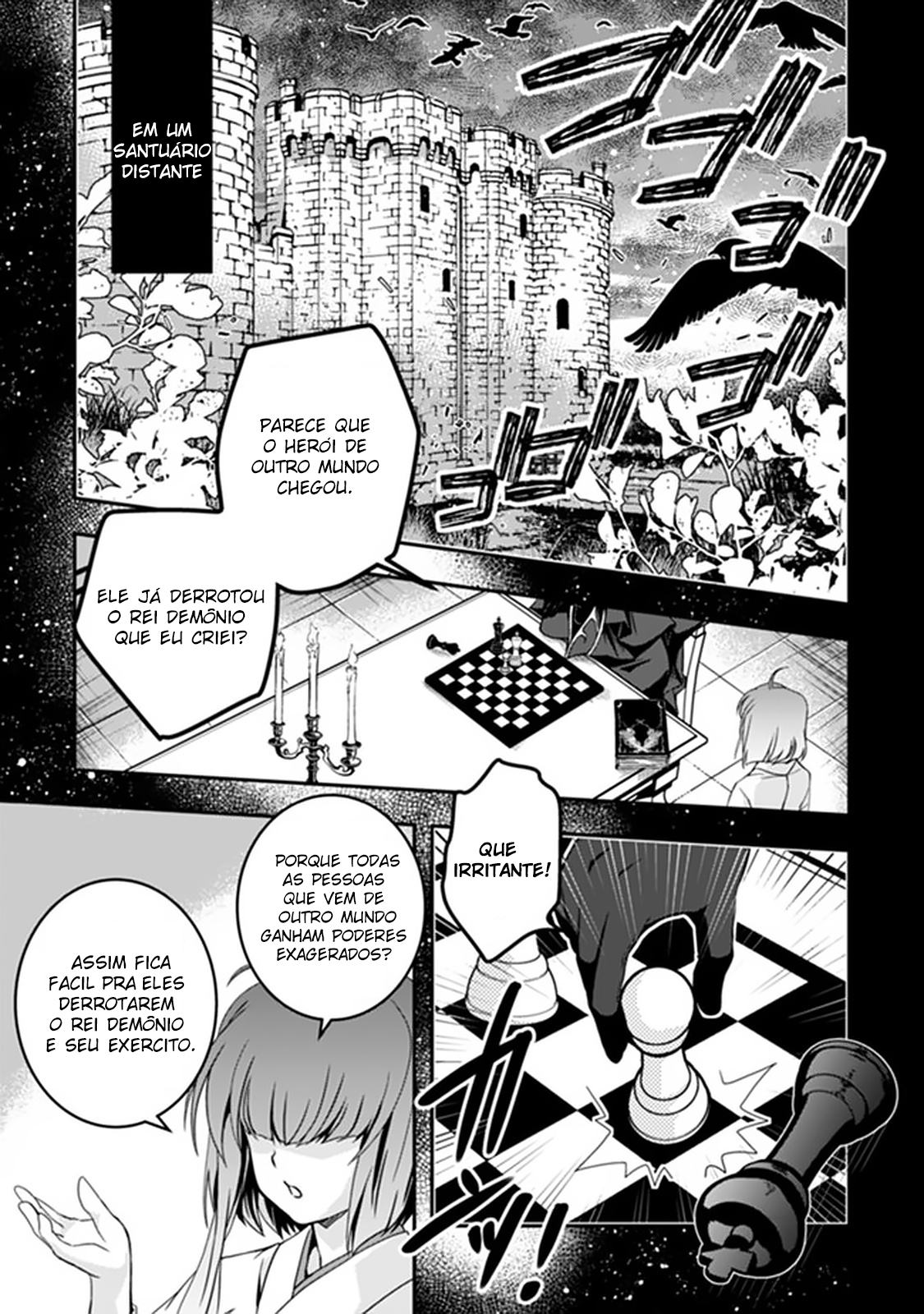 Level 1 no Saikyou Kenja: Noroi de Saikakyuu Mahou shika Tsukaenai kedo, Kami no Kanchigai no Mugen no Maryoku o Te ni Ire Saikyou ni Aquele que me reencarnou foi o próprio Deus Maligno! 第2页