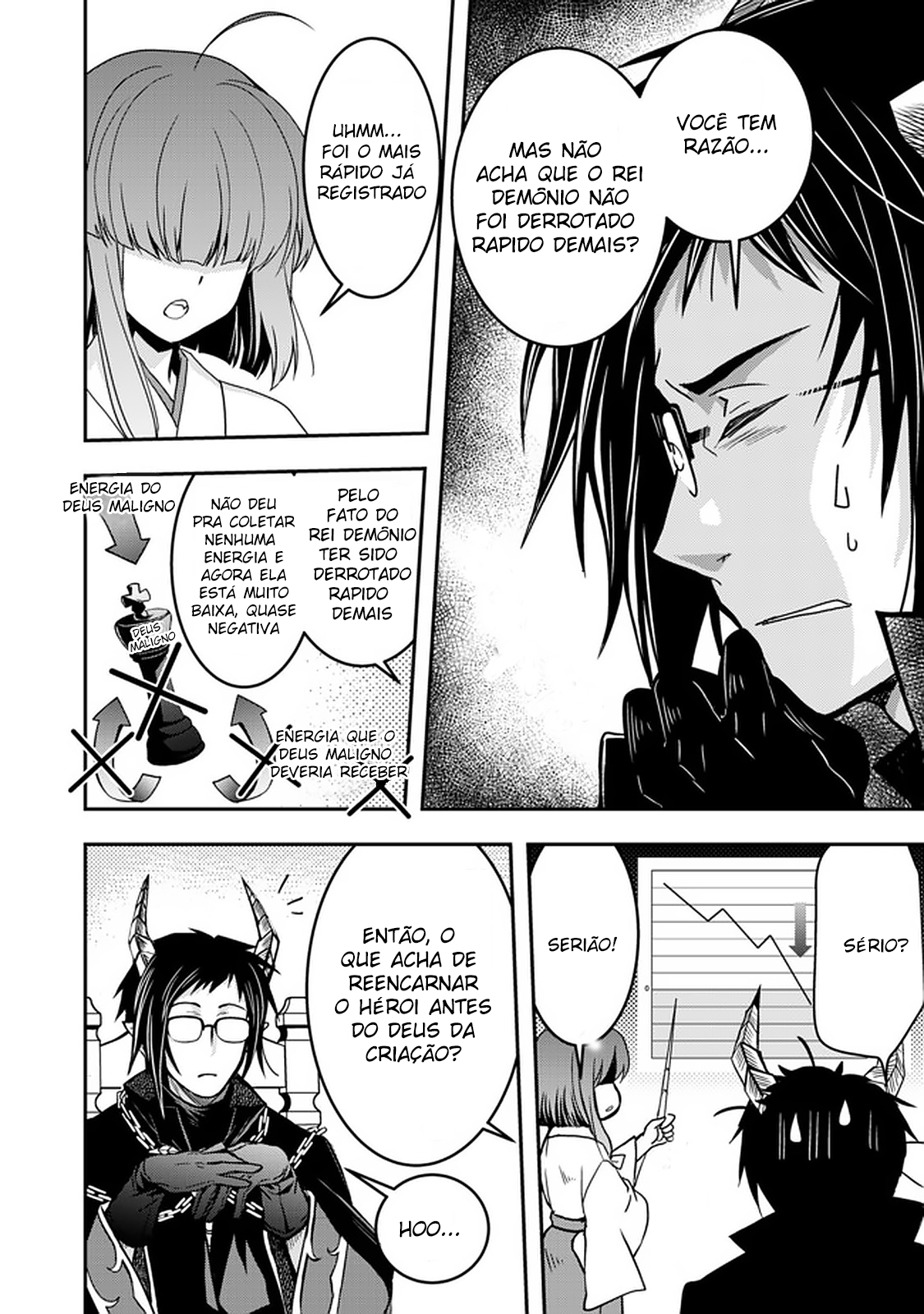 Level 1 no Saikyou Kenja: Noroi de Saikakyuu Mahou shika Tsukaenai kedo, Kami no Kanchigai no Mugen no Maryoku o Te ni Ire Saikyou ni Aquele que me reencarnou foi o próprio Deus Maligno! 第4页