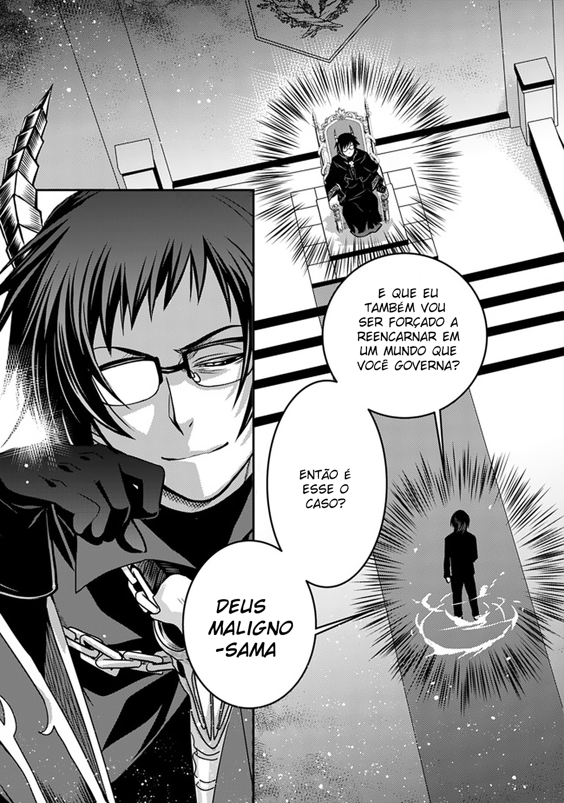 Level 1 no Saikyou Kenja: Noroi de Saikakyuu Mahou shika Tsukaenai kedo, Kami no Kanchigai no Mugen no Maryoku o Te ni Ire Saikyou ni Aquele que me reencarnou foi o próprio Deus Maligno! 第7页