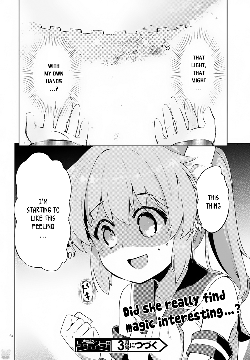 Kenshi wo Mezashite Nyuugaku shita no ni Mahou Tekisei 9999 nan desu kedo!? Oh no, at this rate, I'm going to like it! 第24页