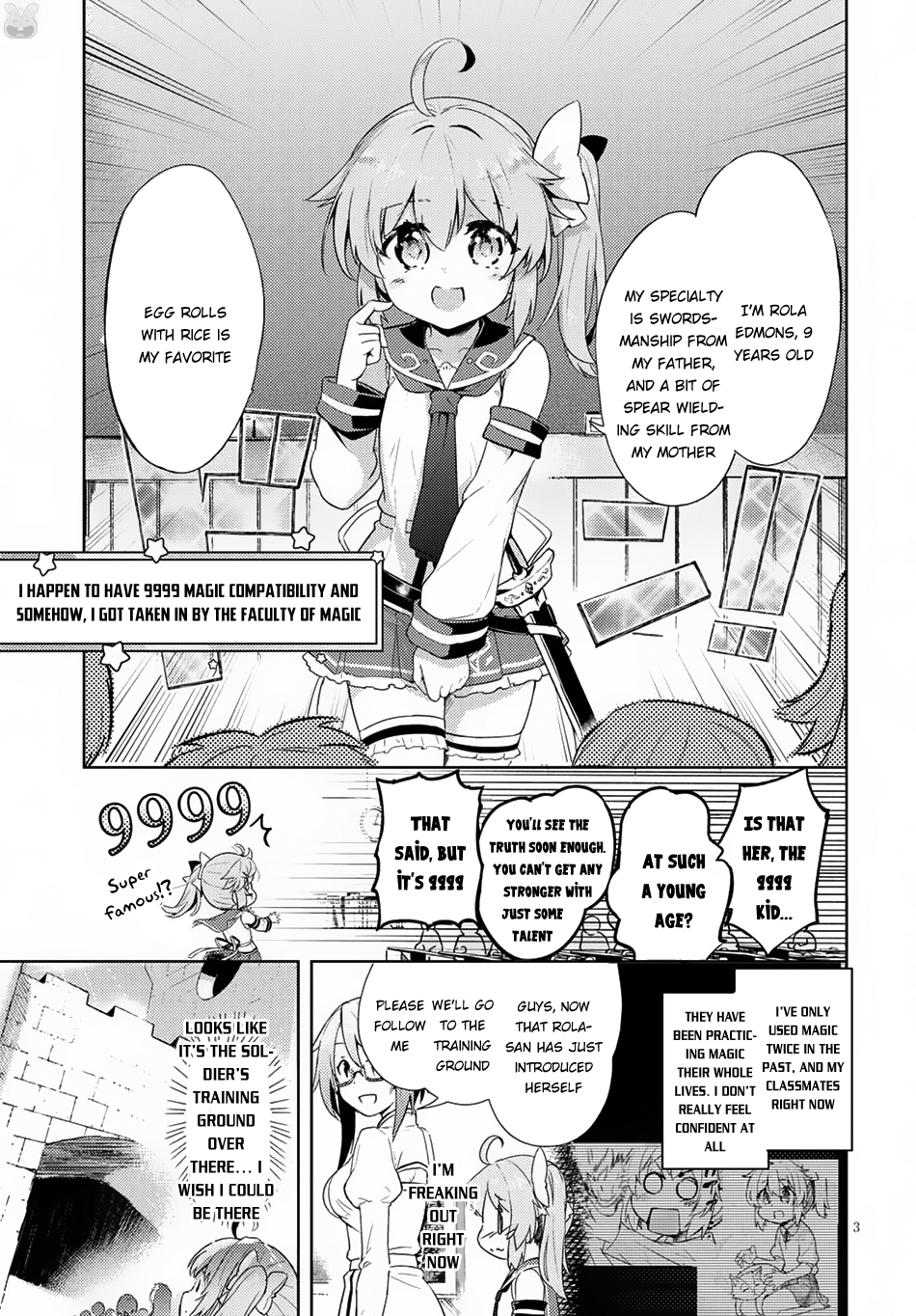 Kenshi wo Mezashite Nyuugaku shita no ni Mahou Tekisei 9999 nan desu kedo!? Oh no, at this rate, I'm going to like it! 第4页