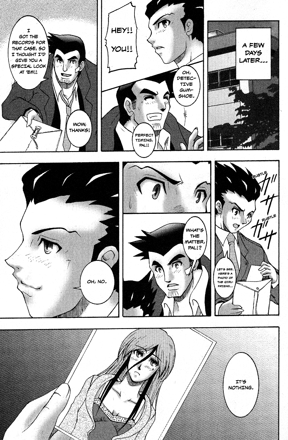 Gyakuten Saiban Official Anthology Comic: Naruhodou-hen Turnabout Inference - by Kei Nisemura 第15页
