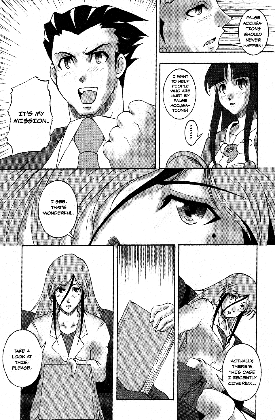 Gyakuten Saiban Official Anthology Comic: Naruhodou-hen Turnabout Inference - by Kei Nisemura 第5页