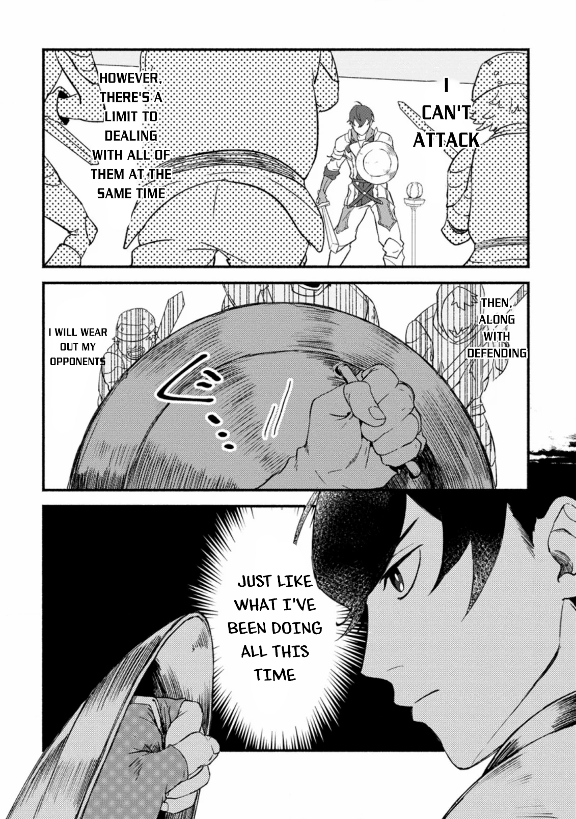 Sono Monban, Saikyou ni Tsuki: Tsuihou Sareta Bougyoryoku 9999 no Senshi, Outo no Monban to shite Musou Suru Vol. 1 Ch. 1 第24页