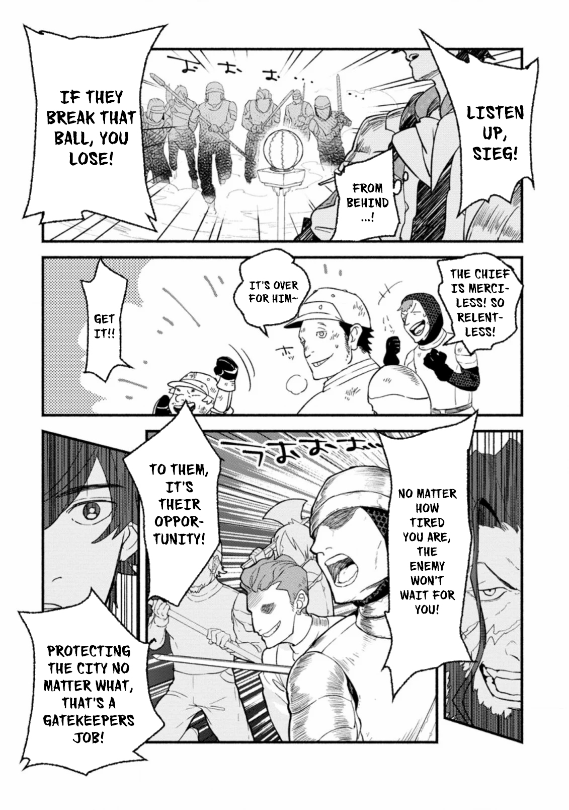 Sono Monban, Saikyou ni Tsuki: Tsuihou Sareta Bougyoryoku 9999 no Senshi, Outo no Monban to shite Musou Suru Vol. 1 Ch. 1 第30页