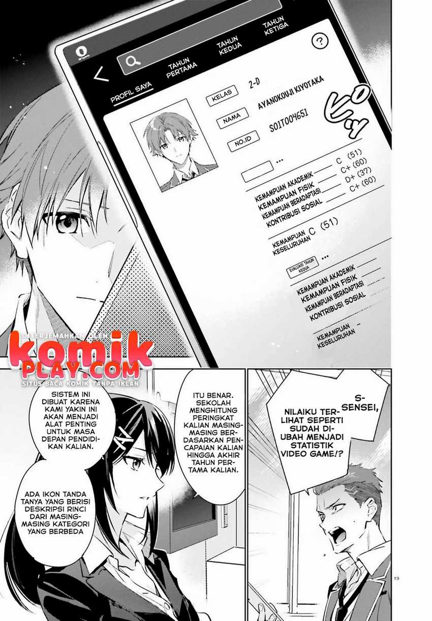 Youkoso Jitsuryoku Shijou Shugi no Kyoushitsu e: 2-nensei-hen Vol. 1 Ch. 1.1 第20页