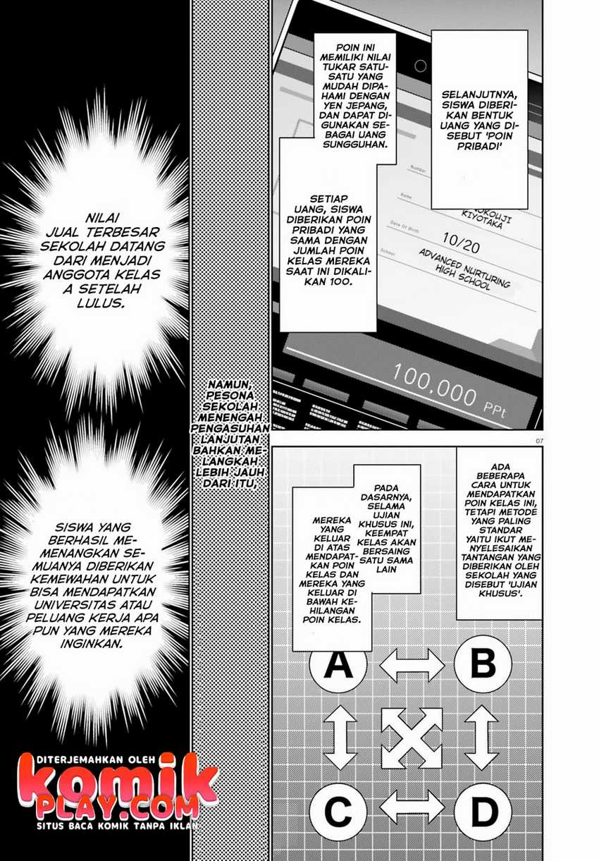 Youkoso Jitsuryoku Shijou Shugi no Kyoushitsu e: 2-nensei-hen Vol. 1 Ch. 1.1 第8页