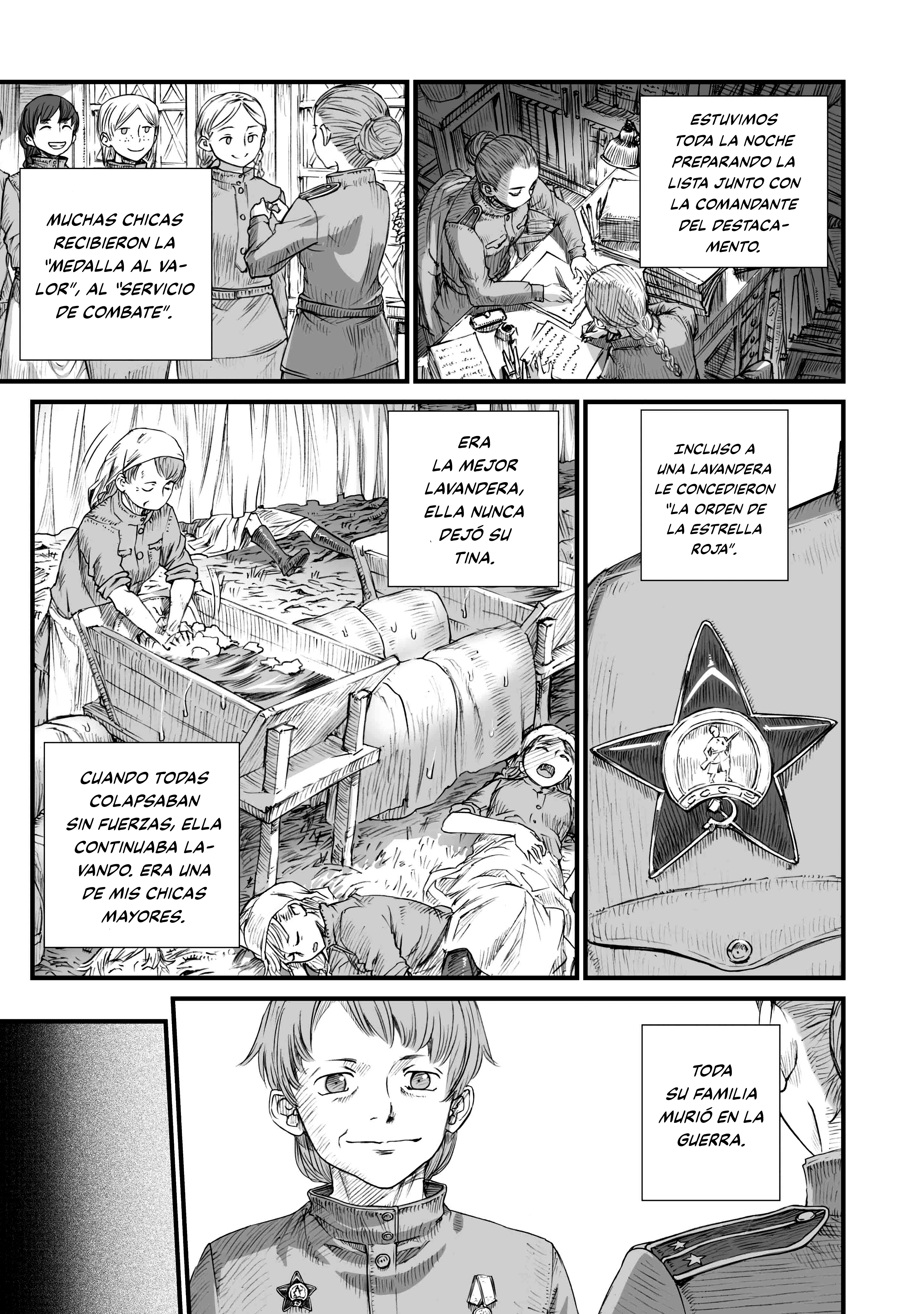 Sensou wa Onna no Kao wo Shiteinai La Historia de Valentina Kuzmínichna Brátchikova-Borschévskaia (Teniente, Comisaria Política del Destacamento de Lavandería de Campaña) 第23页
