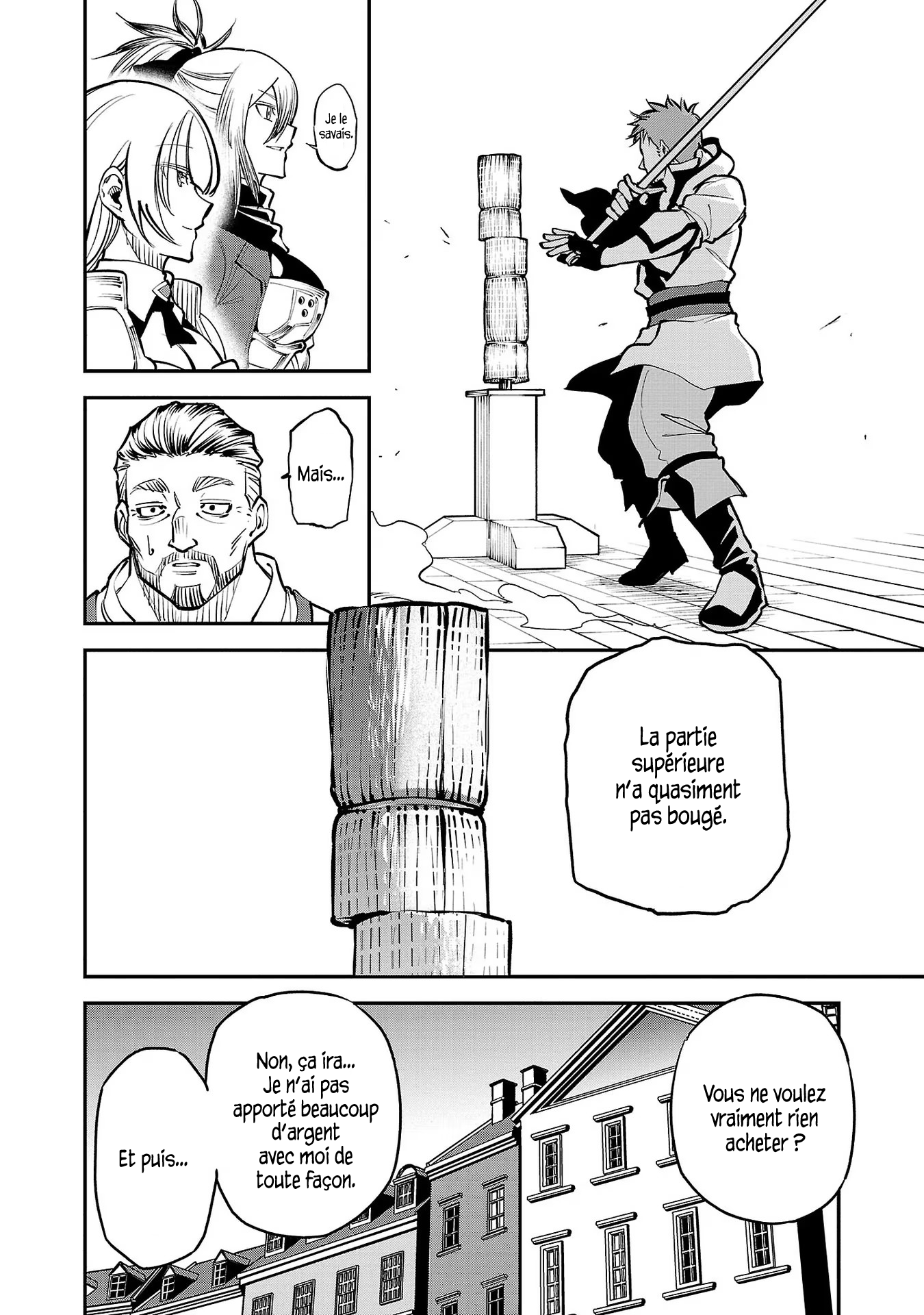 Katainaka no Ossan, Kensei ni Naru ~Tada no Inaka no Kenjutsu Shihan Datta noni, Taisei Shita Deshi-tachi ga Ore wo Hottekurenai Ken~ Un homme d'âge mûr et deux belles femmes. 第37页