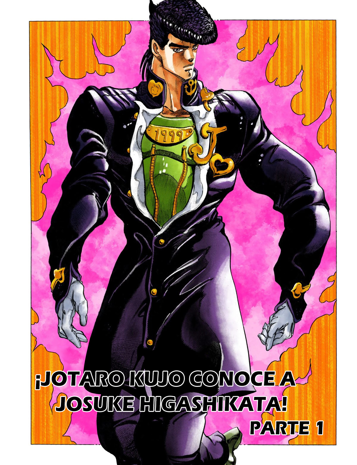 JoJo's Bizarre Adventure, Part 4: Diamond Is Unbreakable (Official Colored) ¡Jotaro Kujo conoce a Josuke Higashikata! - Parte 1 第3页
