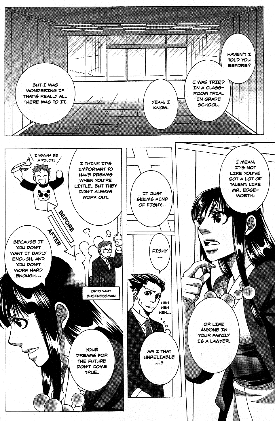 Gyakuten Saiban Official Anthology Comic: Naruhodou-hen Progress Toward Tomorrow - by Tamako Yamauchi 第11页