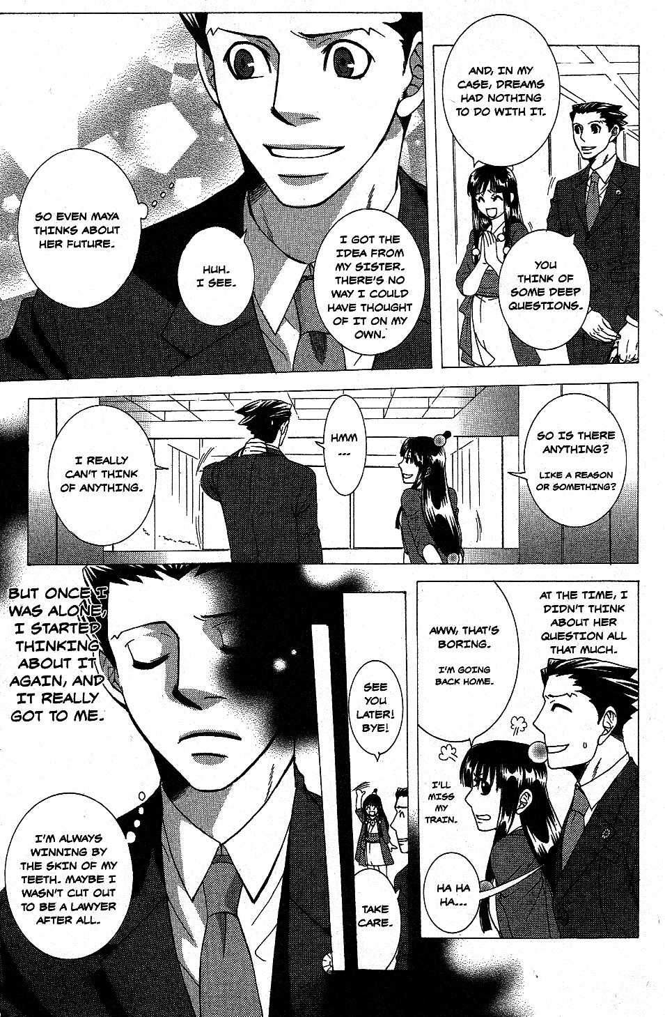 Gyakuten Saiban Official Anthology Comic: Naruhodou-hen Progress Toward Tomorrow - by Tamako Yamauchi 第12页