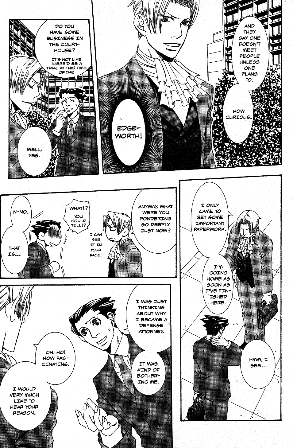 Gyakuten Saiban Official Anthology Comic: Naruhodou-hen Progress Toward Tomorrow - by Tamako Yamauchi 第16页