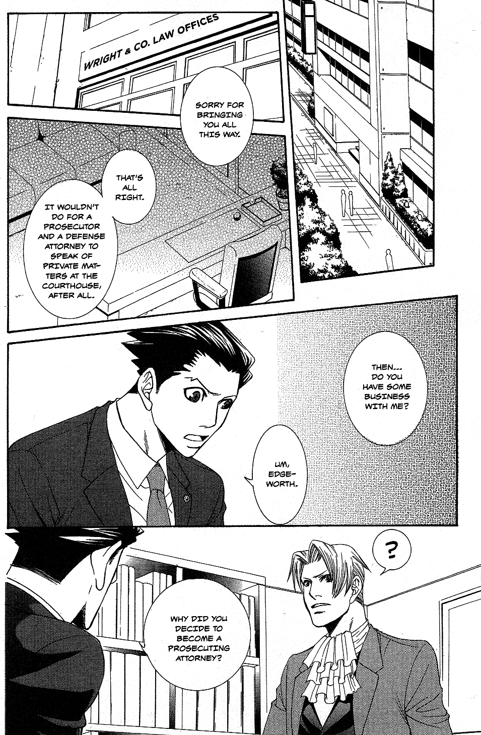 Gyakuten Saiban Official Anthology Comic: Naruhodou-hen Progress Toward Tomorrow - by Tamako Yamauchi 第21页