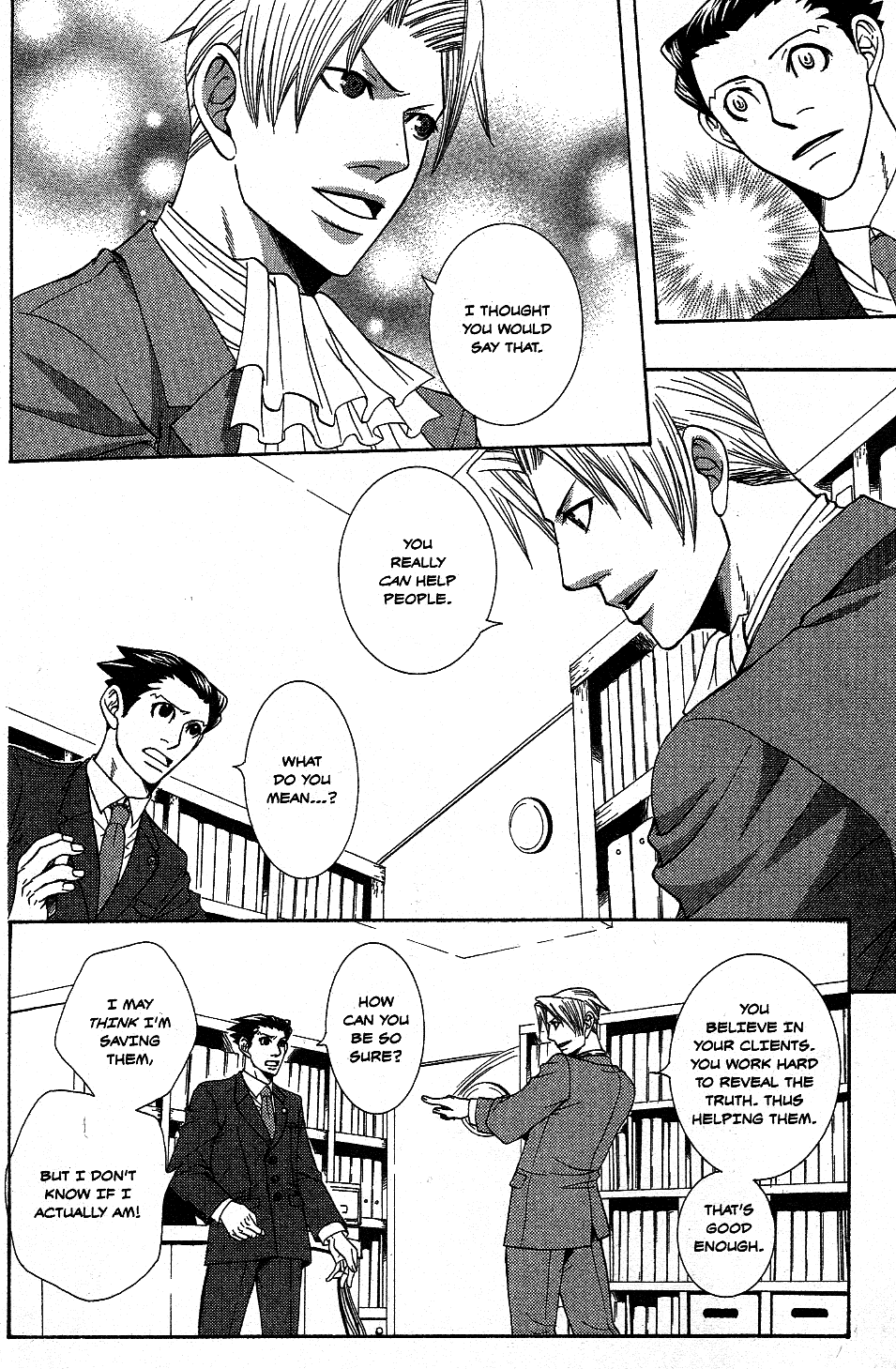 Gyakuten Saiban Official Anthology Comic: Naruhodou-hen Progress Toward Tomorrow - by Tamako Yamauchi 第25页