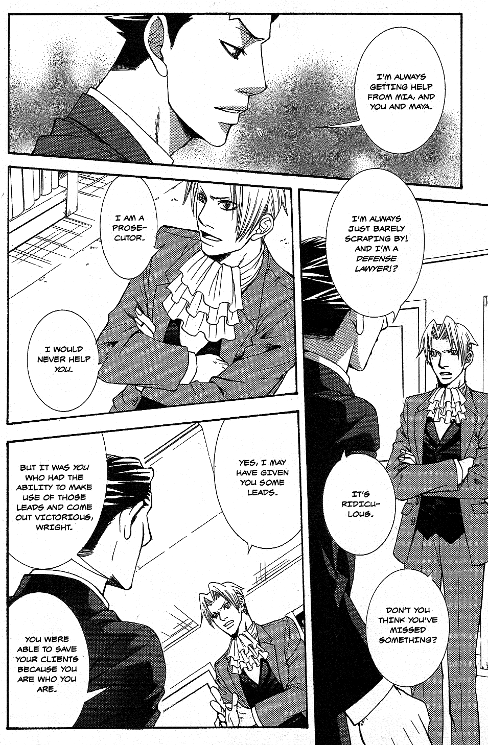 Gyakuten Saiban Official Anthology Comic: Naruhodou-hen Progress Toward Tomorrow - by Tamako Yamauchi 第27页