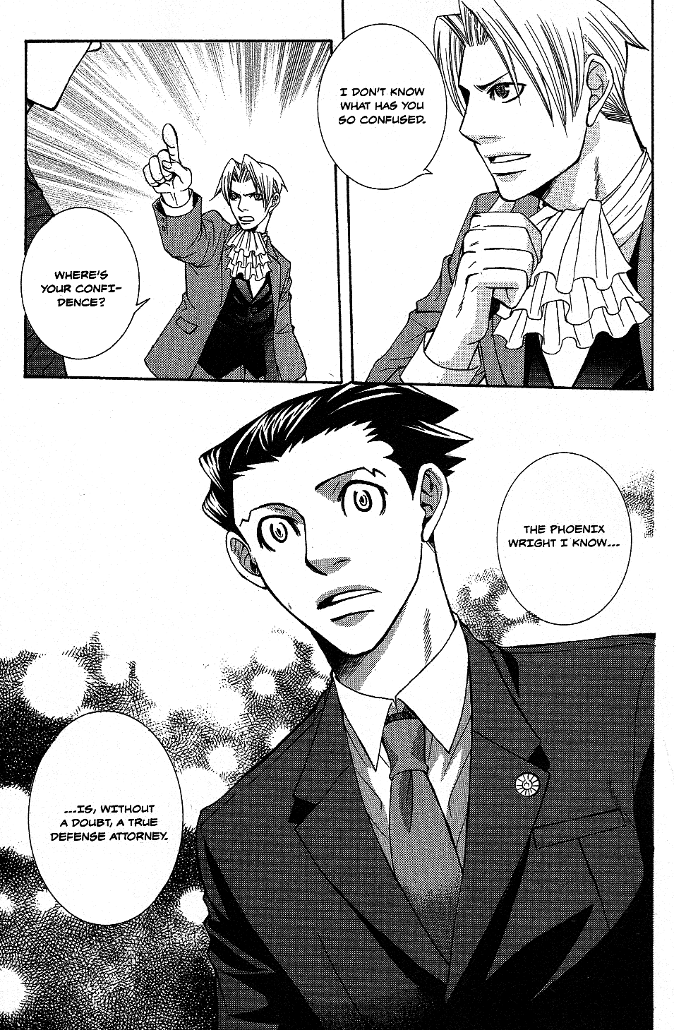 Gyakuten Saiban Official Anthology Comic: Naruhodou-hen Progress Toward Tomorrow - by Tamako Yamauchi 第28页