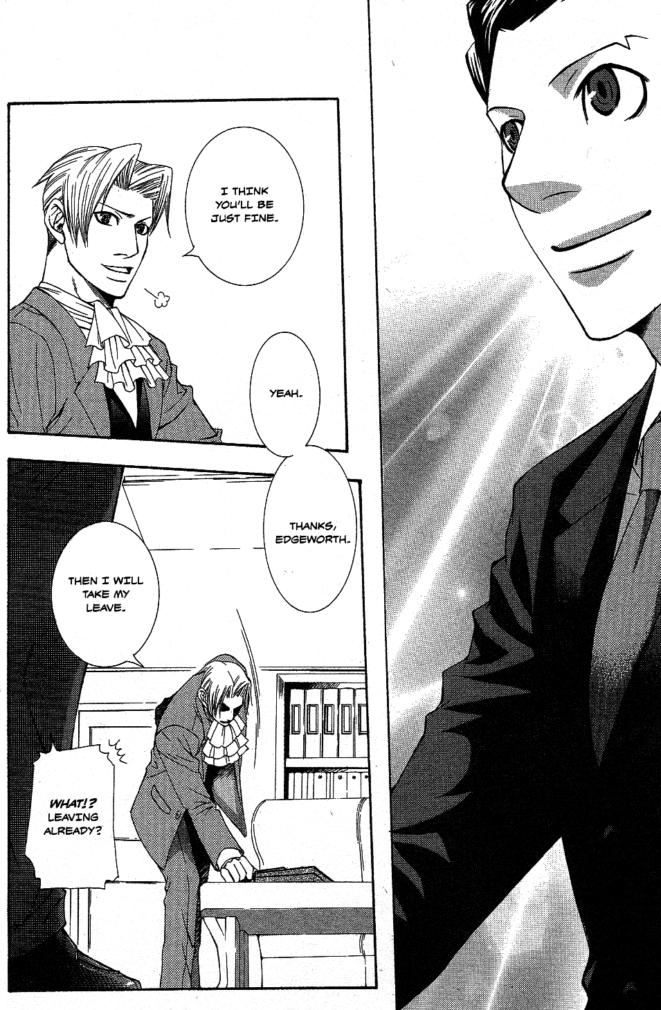 Gyakuten Saiban Official Anthology Comic: Naruhodou-hen Progress Toward Tomorrow - by Tamako Yamauchi 第29页