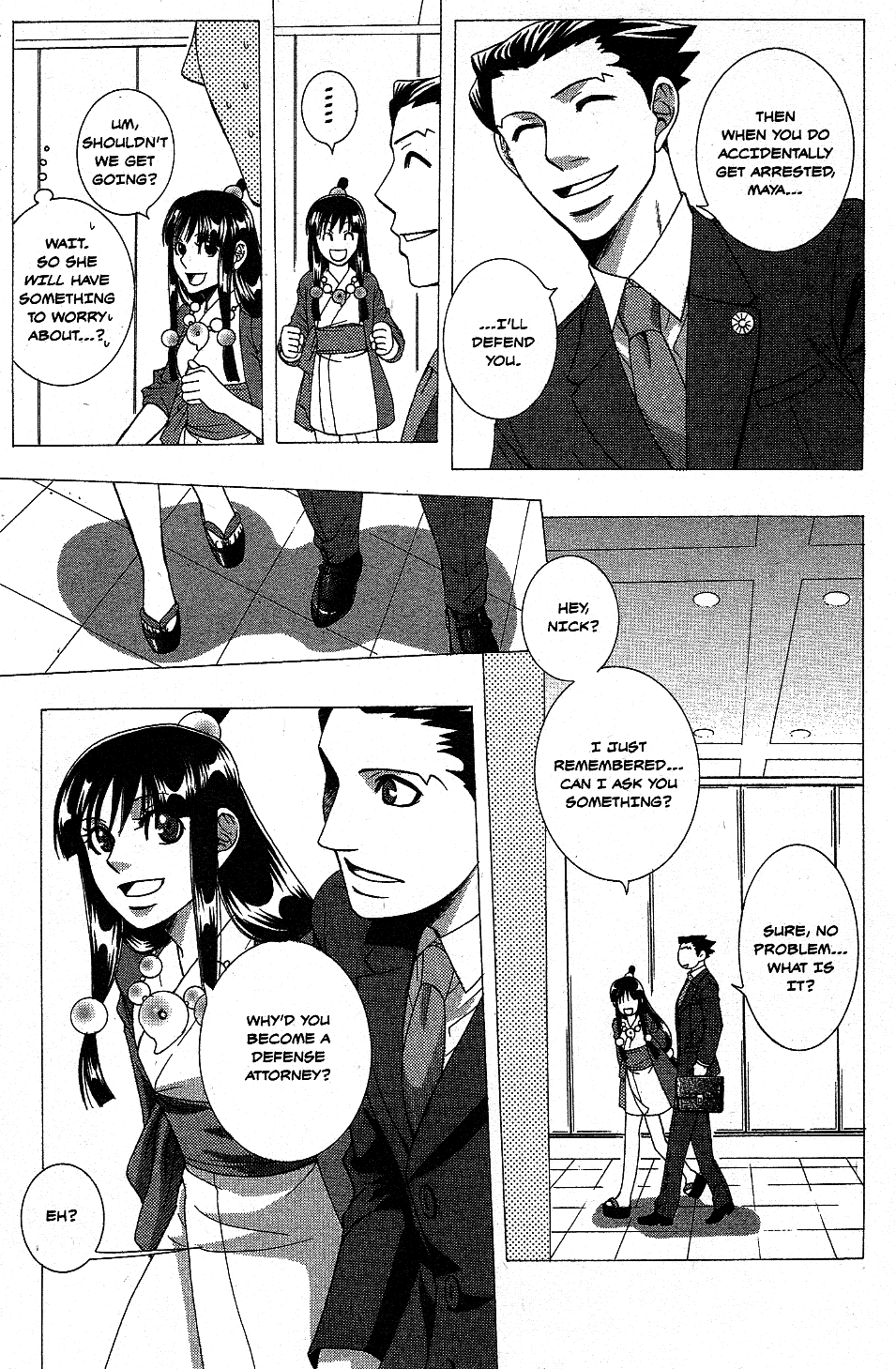 Gyakuten Saiban Official Anthology Comic: Naruhodou-hen Progress Toward Tomorrow - by Tamako Yamauchi 第10页