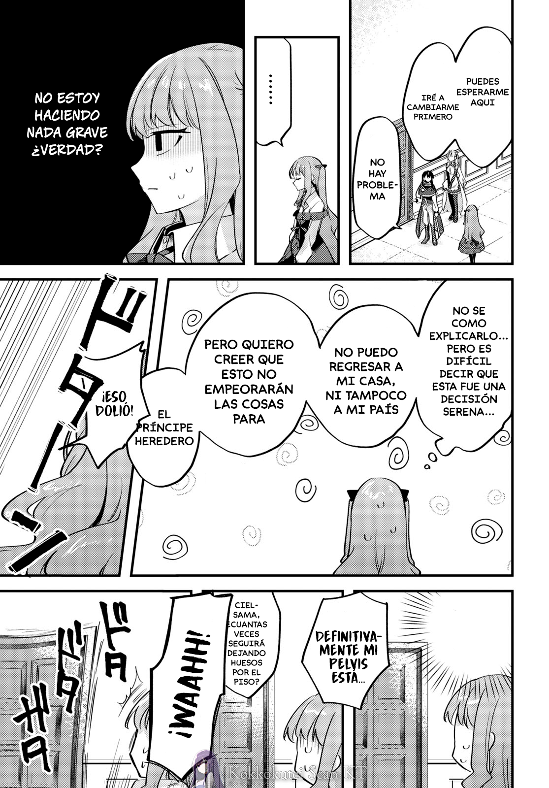 Kiraware Majo Reijou to Dansou Ouji no Kon'yaku La luz del amanecer. 第38页