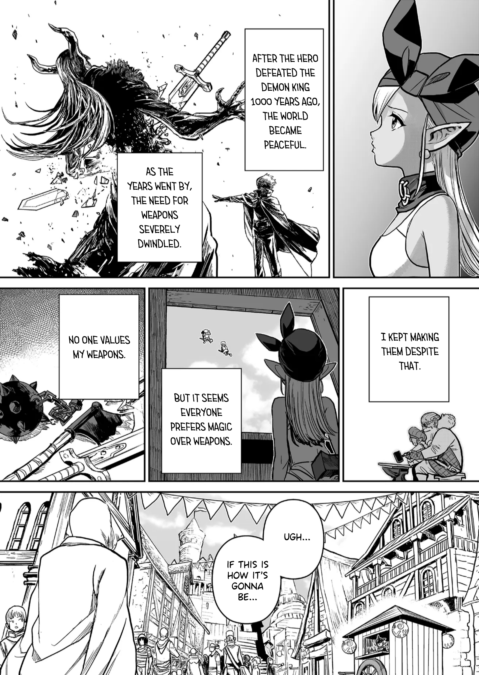 Abandoned: Tsuyosugite Buki ga Kowareru Yuusha to Buki Shokunin no Elf Unneeded 第16页
