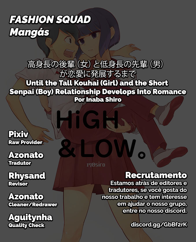 Koushinchou no Kouhai ♀ to Teishinchou no Senpai ♂ ga Ren'ai ni Hatten Suru made A Linda e Alta Kouhai 第1页