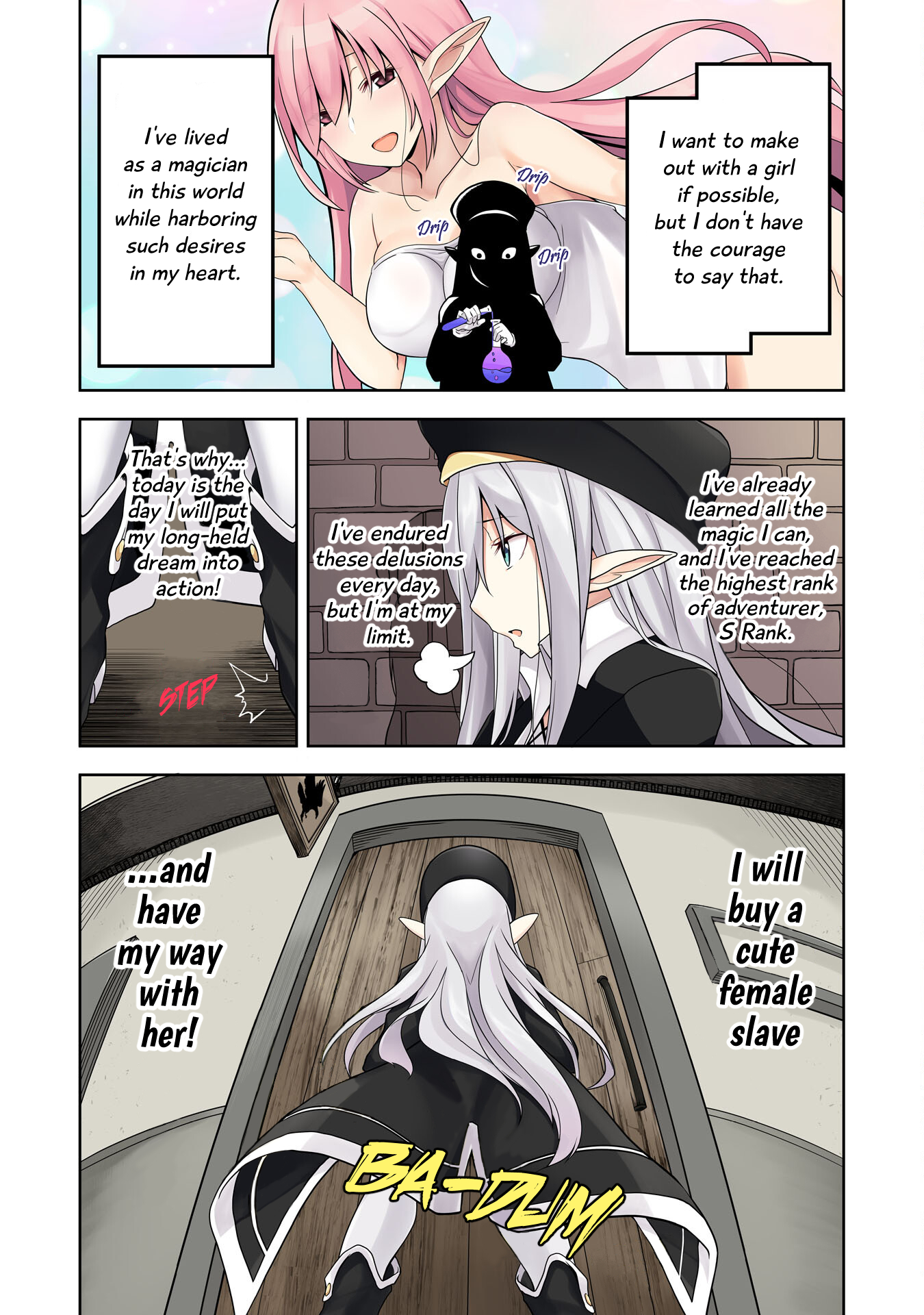 Eroi Koto Suru Tame ni Kyonyuu Bishoujo Dorei wo Katta Hazu ga, Oshishou-sama to Shitawa Rete Omotta Toori ni Ikanaku Naru Hanashi The Magician and the Slave 第4页
