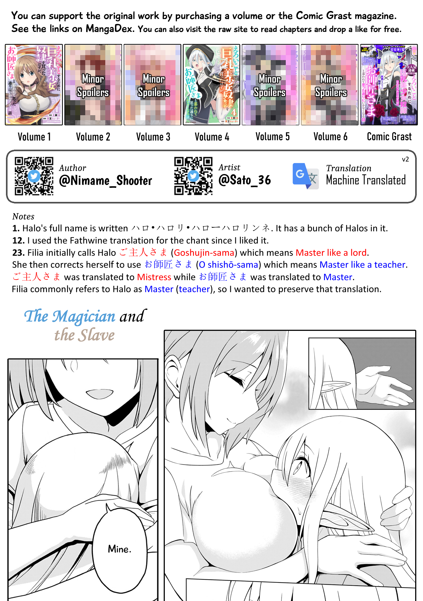 Eroi Koto Suru Tame ni Kyonyuu Bishoujo Dorei wo Katta Hazu ga, Oshishou-sama to Shitawa Rete Omotta Toori ni Ikanaku Naru Hanashi The Magician and the Slave 第36页
