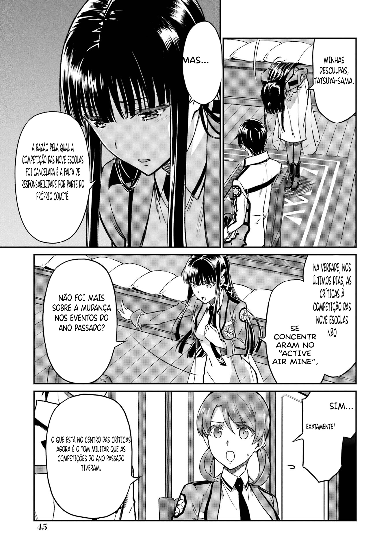 Mahouka Koukou no Rettousei - Koritsu-hen Mina aérea ativa 第19页