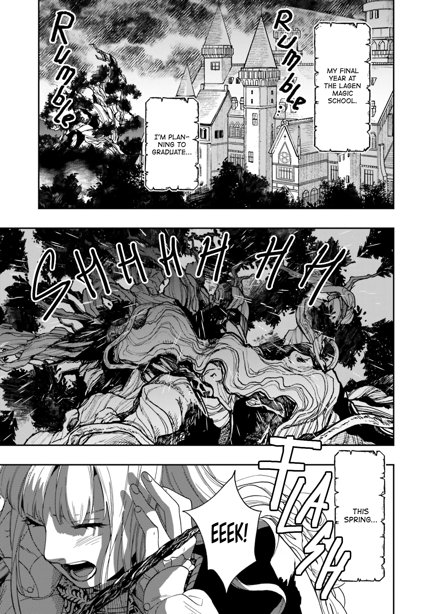 Shinimodori no Mahou Gakkou Seikatsu o, Moto Koibito to Prologue kara (※Tadashi Koukando wa Zero) The Second Entrance Ceremony 第14页