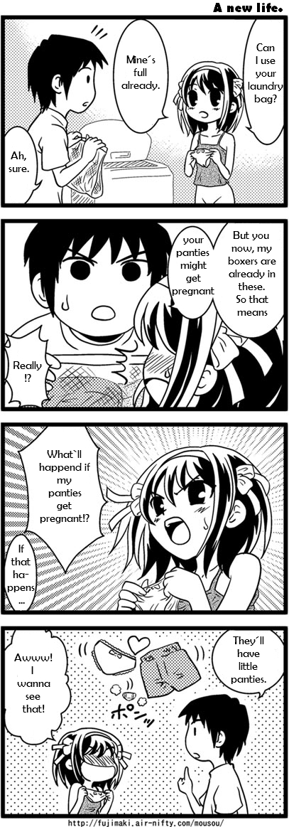 Suzumiya Haruhi - Dousei (Doujinshi) 第4页