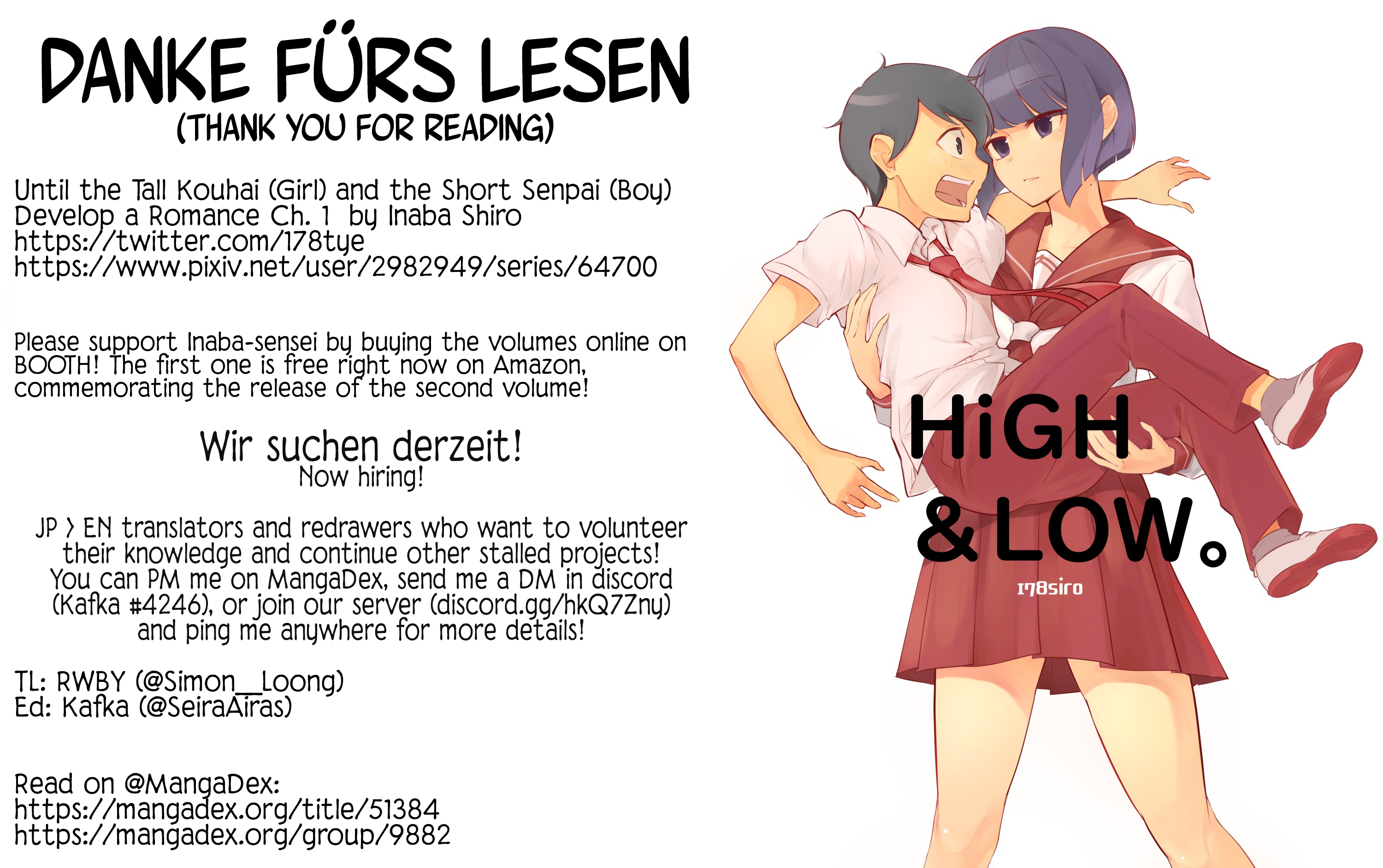 Koushinchou no Kouhai ♀ to Teishinchou no Senpai ♂ ga Ren'ai ni Hatten Suru made The Tall and Conceited Kouhai 第8页