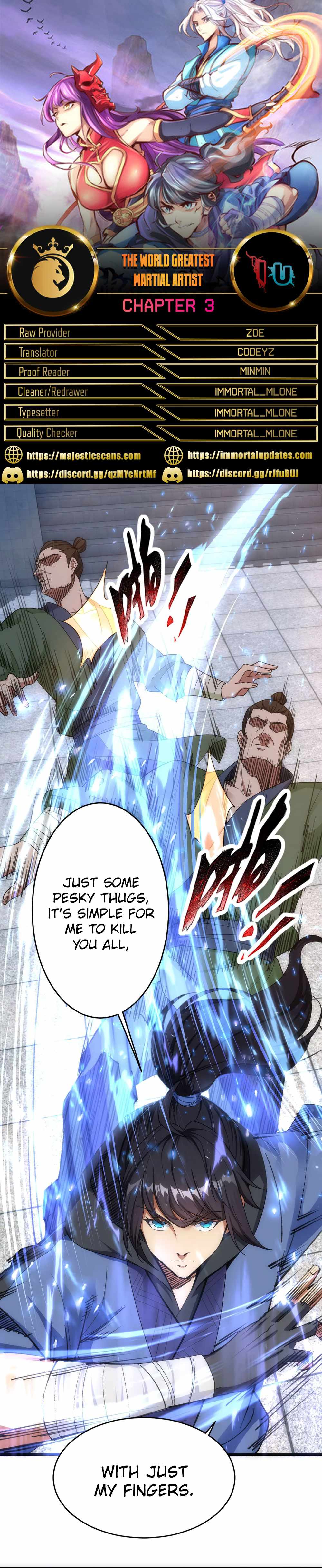 The World's Greatest Martial Artist Ch. 3 第1页