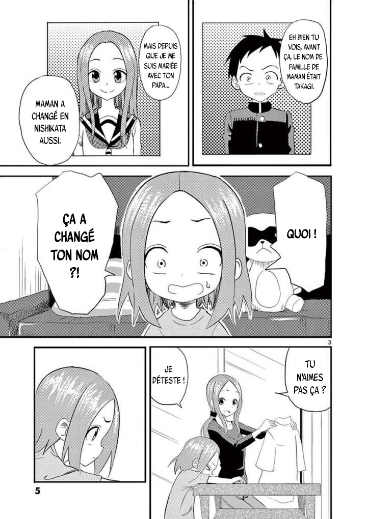 Karakai Jouzu no (Moto) Takagi-san Nom de famille 第8页