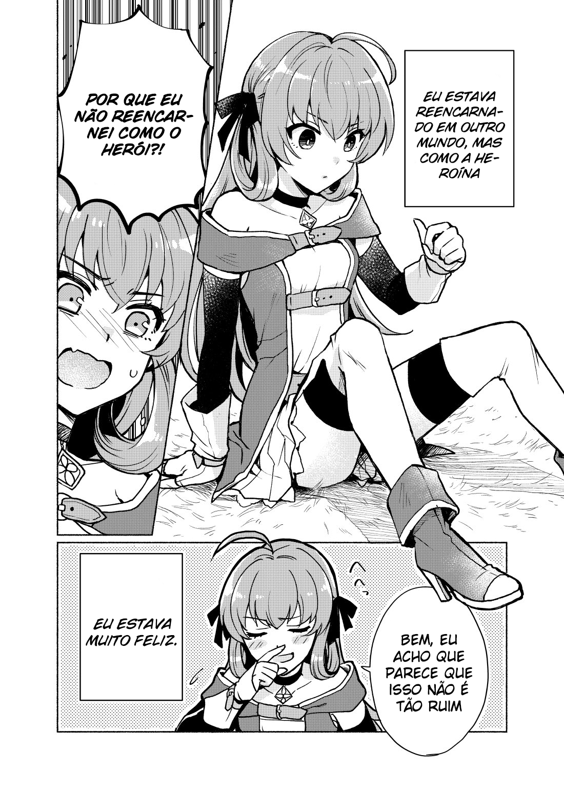 Tensei Shitara Ore ga Heroine de Aitsu ga Yuusha Datta Eu sou a heroína e ele é o herói 第3页