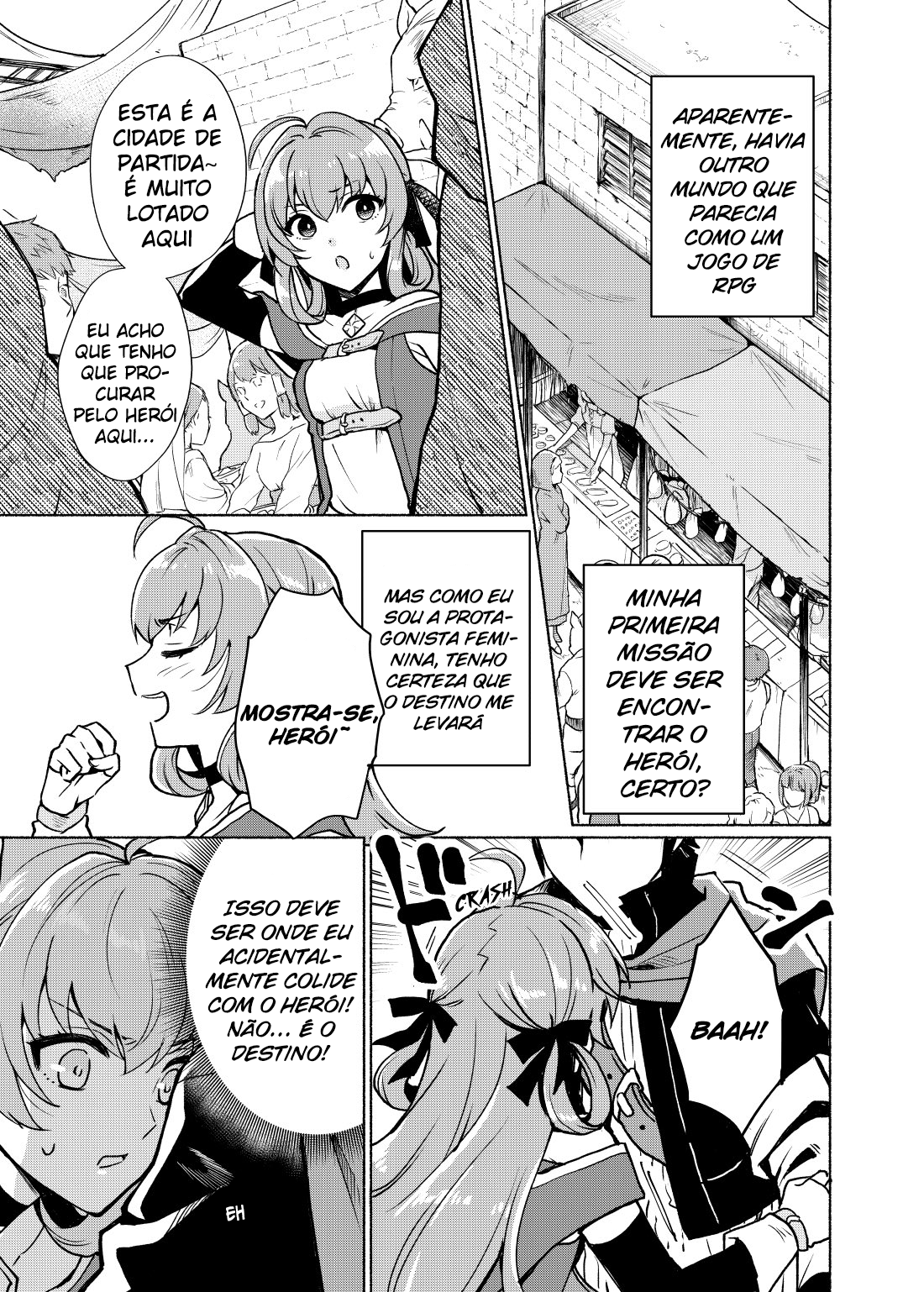 Tensei Shitara Ore ga Heroine de Aitsu ga Yuusha Datta Eu sou a heroína e ele é o herói 第4页