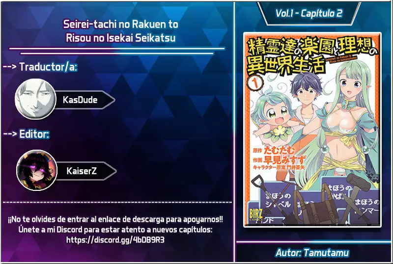 Seirei-tachi no Rakuen to Risou no Isekai Seikatsu Vol. 1 Ch. 2 第1页